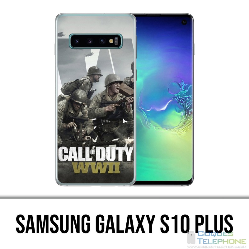 Coque Samsung Galaxy S10 PLUS - Call Of Duty Ww2 Personnages
