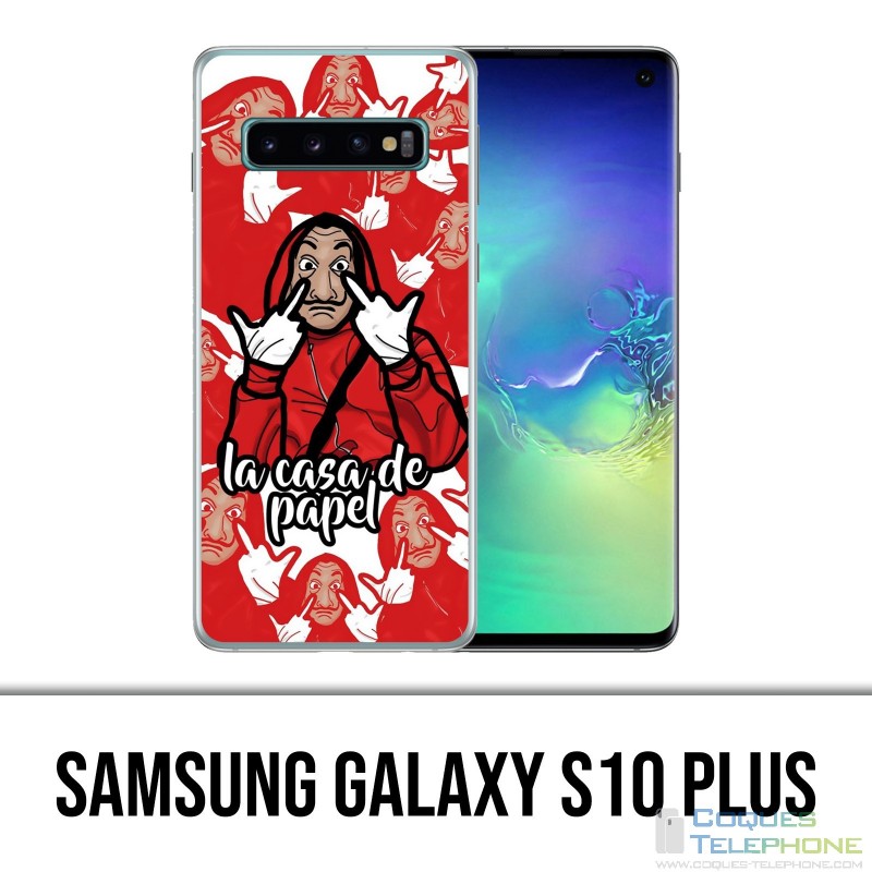 Samsung Galaxy S10 Plus Hülle - Casa De Papel Cartoon