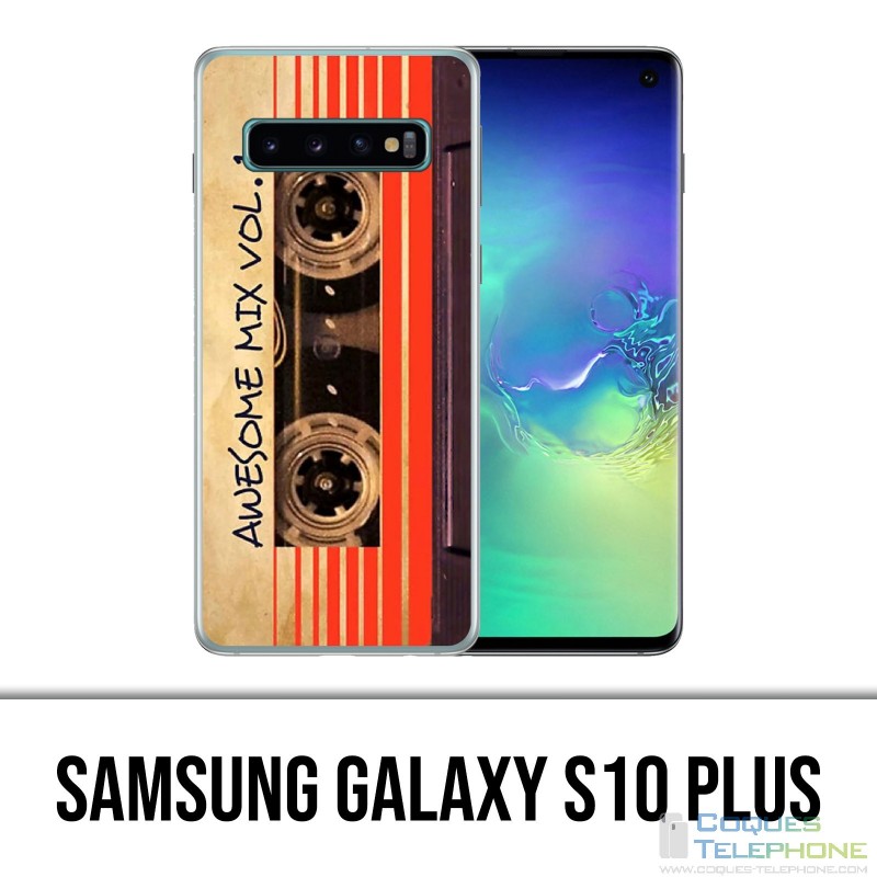Samsung Galaxy S10 Plus Hülle - Vintage Audio Kassette Guardians Of The Galaxy