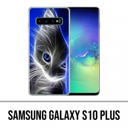 Samsung Galaxy S10 Plus Case - Cat Blue Eyes