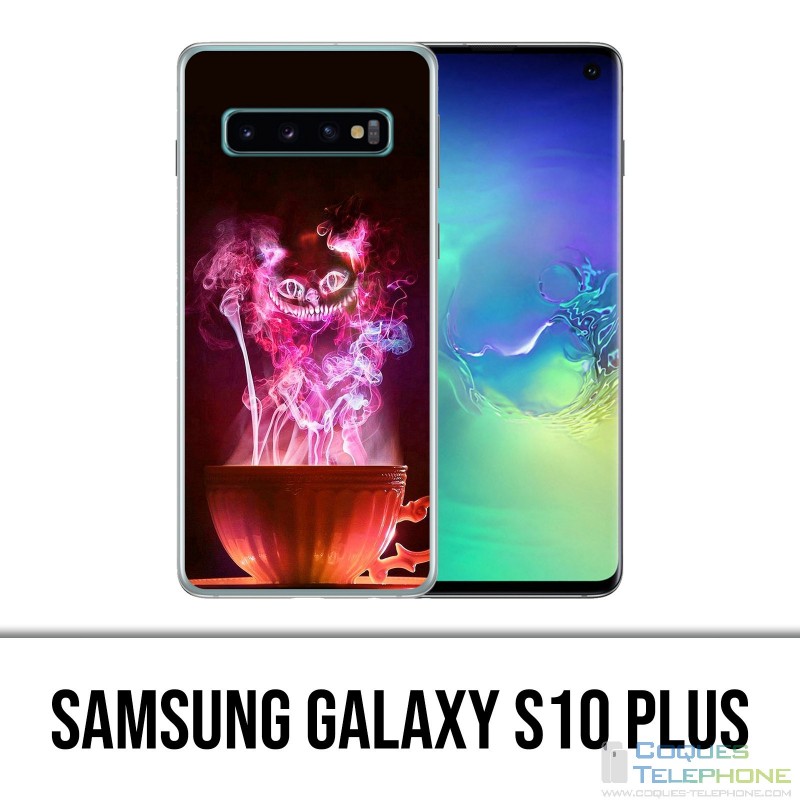 Samsung Galaxy S10 Plus Hülle - Katzenbecher Alice im Wunderland
