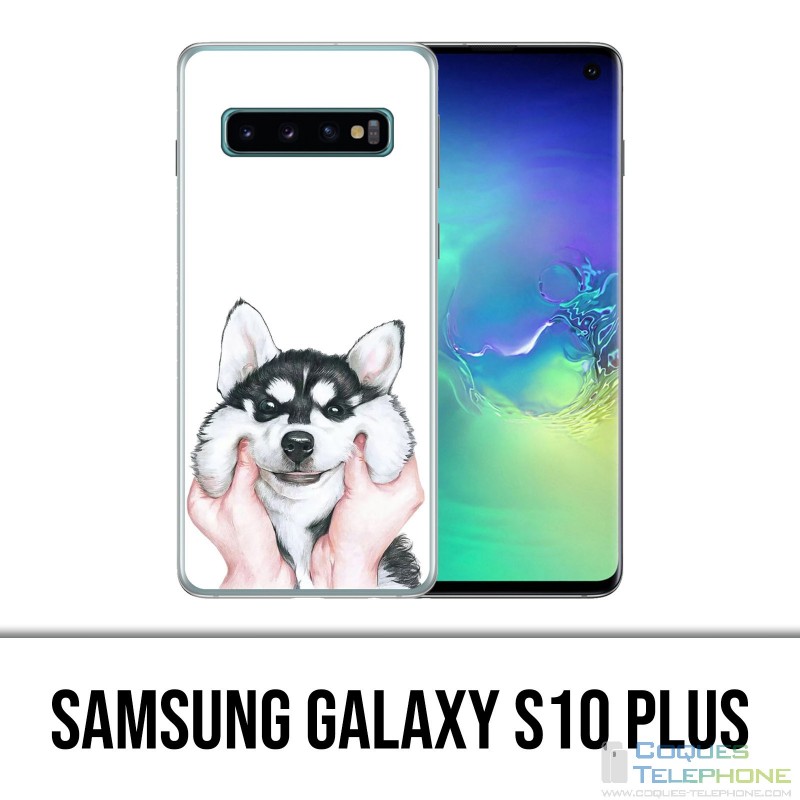 Samsung Galaxy S10 Plus Case - Dog Husky Cheeks