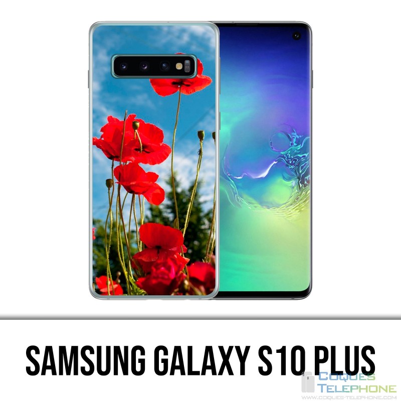 Custodia Samsung Galaxy S10 Plus - Poppies 1