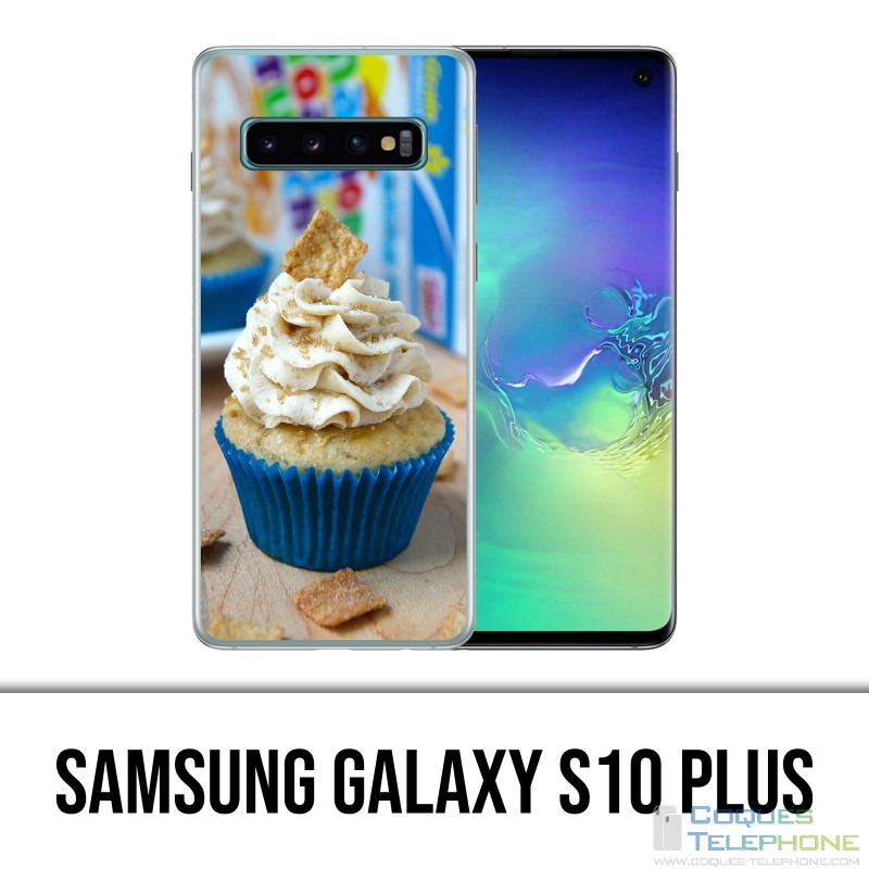 Custodia per Samsung Galaxy S10 Plus - Cupcake blu