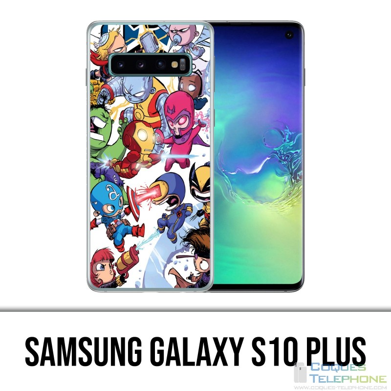 Samsung Galaxy S10 Plus Hülle - Niedliche Marvel Heroes