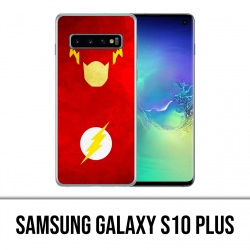 Carcasa Samsung Galaxy S10 Plus - Dc Comics Flash Art Design