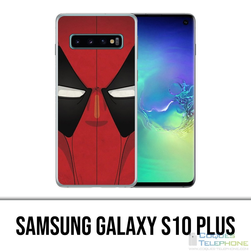 Coque Samsung Galaxy S10 PLUS - Deadpool Masque