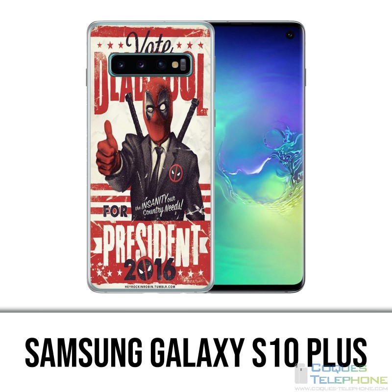 Samsung Galaxy S10 Plus Hülle - Deadpool Präsident