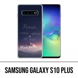 Samsung Galaxy S10 Plus Hülle - Disney Zitat Think Think Reve