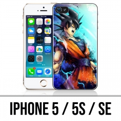 Coque iPhone 5 / 5S / SE - Dragon Ball Goku Couleur