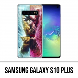 Custodia Samsung Galaxy S10 Plus - Dragon Ball Black Cartoon Goku