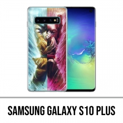 Samsung Galaxy S10 Plus Hülle - Dragon Ball Black Cartoon Goku