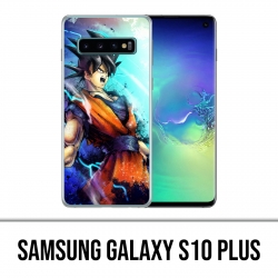 Coque Samsung Galaxy S10 PLUS - Dragon Ball Goku Couleur