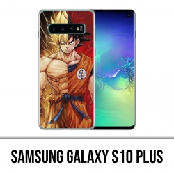 Coque Samsung Galaxy S10 PLUS - Dragon Ball Goku Super Saiyan