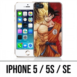 Coque iPhone 5 / 5S / SE - Dragon Ball Goku Super Saiyan