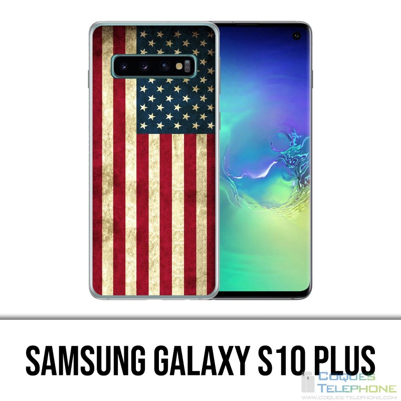 Samsung Galaxy S10 Plus Hülle - USA Flagge
