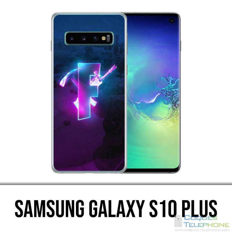 Samsung Galaxy S10 Plus Hülle - Fortnite Logo Glow