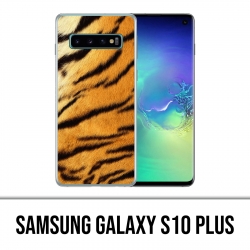 Custodia Samsung Galaxy S10 Plus - Pelliccia di tigre