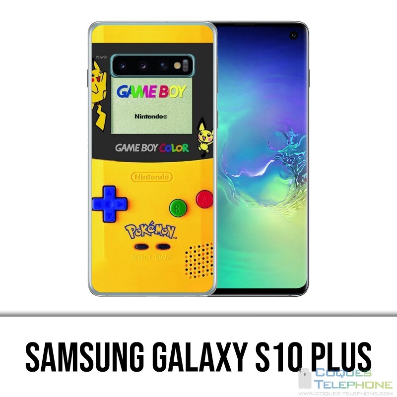 Carcasa Samsung Galaxy S10 Plus - Game Boy Color Pikachu Amarillo Pokeì Mon
