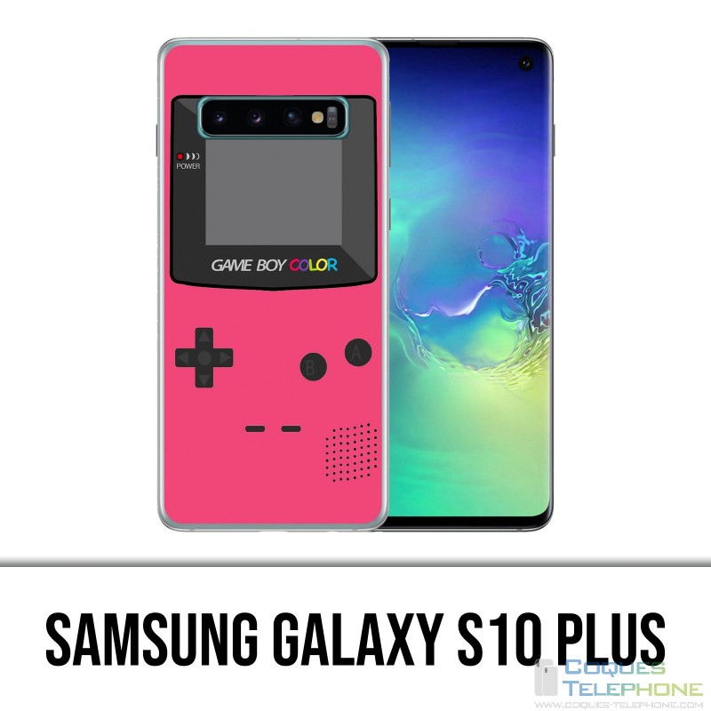 Coque Samsung Galaxy S10 PLUS - Game Boy Color Rose