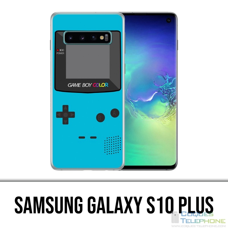 Samsung Galaxy S10 Plus Hülle - Game Boy Farbe Türkis