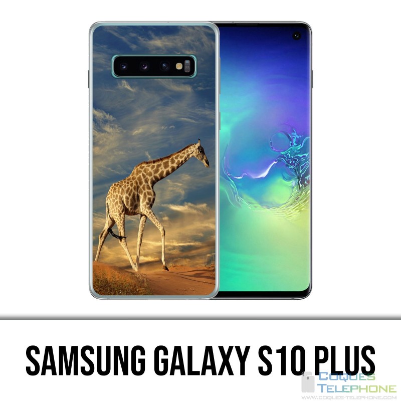 Custodia Samsung Galaxy S10 Plus - Pelliccia di giraffa