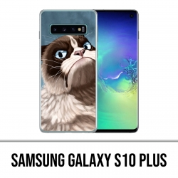 Samsung Galaxy S10 Plus Hülle - Mürrische Katze