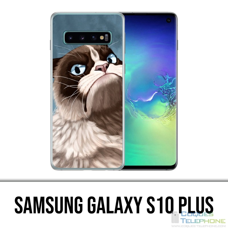 Coque Samsung Galaxy S10 PLUS - Grumpy Cat