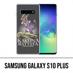 Coque Samsung Galaxy S10 PLUS - Hakuna Rattata Pokémon Roi Lion