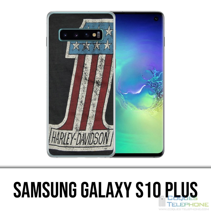 Carcasa Samsung Galaxy S10 Plus - Logotipo de Harley Davidson