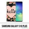 Coque Samsung Galaxy S10 PLUS - Hello Coeur Rose