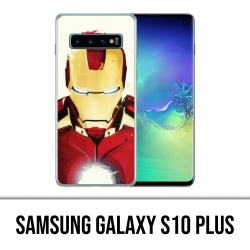 Samsung Galaxy S10 Plus Hülle - Iron Man Paintart