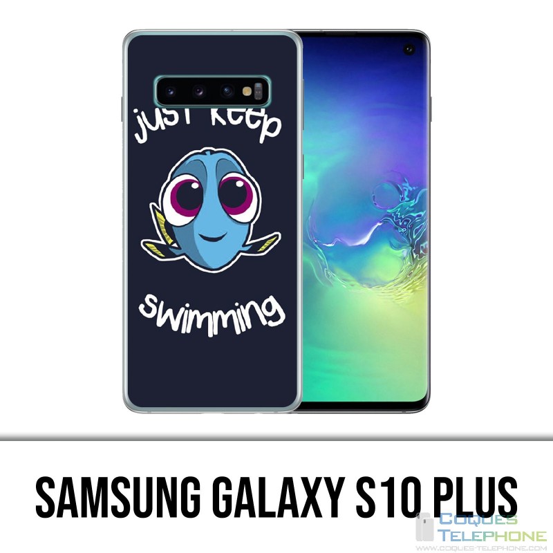 Samsung Galaxy S10 Plus Hülle - Schwimmen Sie einfach weiter