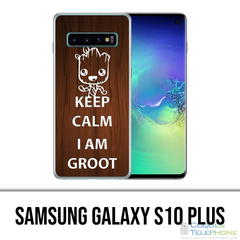 Coque Samsung Galaxy S10 PLUS - Keep Calm Groot