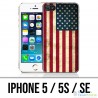 Funda para iPhone 5 / 5S / SE - Bandera de EE. UU.