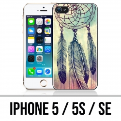 IPhone 5 / 5S / SE Hülle - Dreamcatcher Feathers