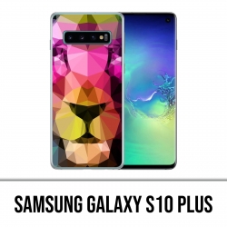 Coque Samsung Galaxy S10 PLUS - Lion Geometrique