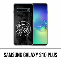 Coque Samsung Galaxy S10 PLUS - Logo Psg Fond Black