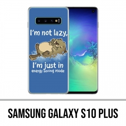 Coque Samsung Galaxy S10 PLUS - Loutre Not Lazy