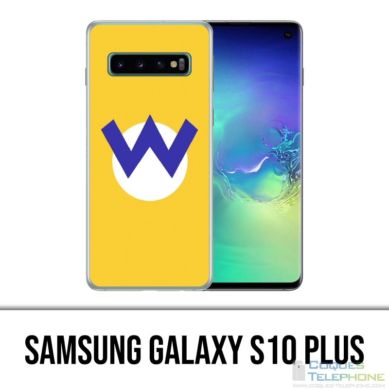 Carcasa Samsung Galaxy S10 Plus - Logotipo de Mario Wario