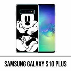 Coque Samsung Galaxy S10 PLUS - Mickey Noir Et Blanc