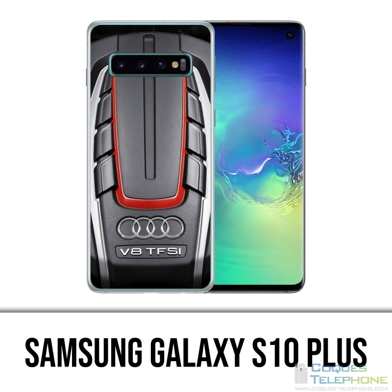 Coque Samsung Galaxy S10 PLUS - Moteur Audi V8