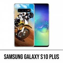 Coque Samsung Galaxy S10 PLUS - Motocross Sable