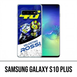 Carcasa Samsung Galaxy S10 Plus - Dibujos animados Motogp Rossi