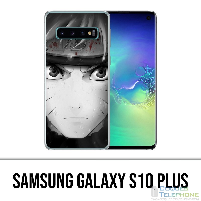 Samsung Galaxy S10 Plus Hülle - Naruto Schwarzweiß