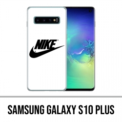 Samsung Galaxy S10 Plus Hülle - Nike Logo Weiß