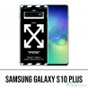 Custodia per Samsung Galaxy S10 Plus - Nero bianco sporco