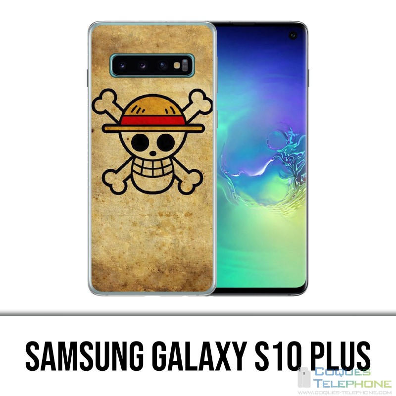 Carcasa Samsung Galaxy S10 Plus - Logotipo vintage de una pieza
