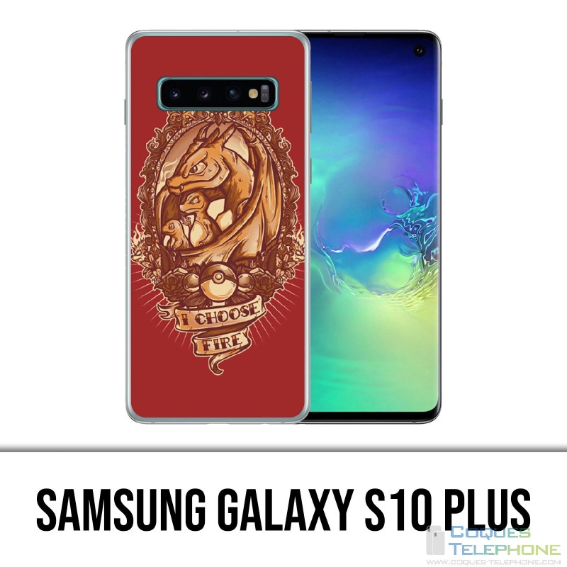 Carcasa Samsung Galaxy S10 Plus - Pokémon Fuego