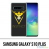 Custodia Samsung Galaxy S10 Plus - Pokemon Go Team Giallo Grunge